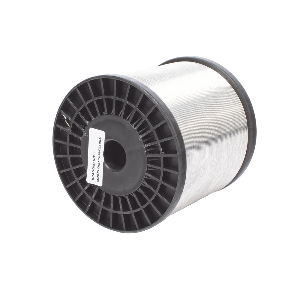 Alambre de Aluminio Reforzado / Intemperie / Ideal para Cercas Electrificadas / Calibre 16 - 500mts