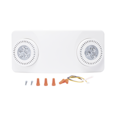 Luz de Emergencia Dual LED /520lm/uso rudo/montaje en pared o techo/batería de respaldo incluida