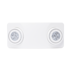 Luz de Emergencia Dual LED /520lm/uso rudo/montaje en pared o techo/batería de respaldo incluida