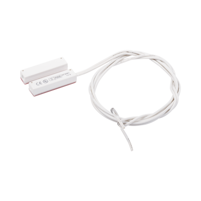 Contacto magnético para puertas y ventanas con cable de 45 cm color blanco / GAP: 13 mm