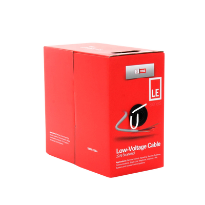 Bobina de 305 Metros / Cable de CCA / 6 x 22 AWG / Tipo Aluminio Revestido de Cobre / Aplicaciones en Control de Acceso / Alarmas de Intrusión/Control de Acceso / Automatización / Interfonos y TV Porteros