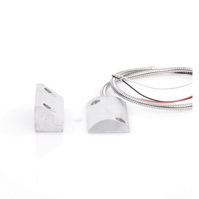 Contacto Magnético para Piso, Salida Dual NC/NA, GAP 65mm, Cubierta de Aluminio con 55cm de Cable Blindado
