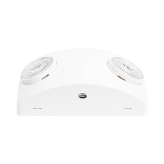 Luz de Emergencia Dual LED ultra compacta/150 lúmenes/Luz fría/Batería de Respaldo Incluida/Botón de test.