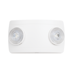 Luz de Emergencia Dual LED ultra compacta/150 lúmenes/Luz fría/Batería de Respaldo Incluida/Botón de test.