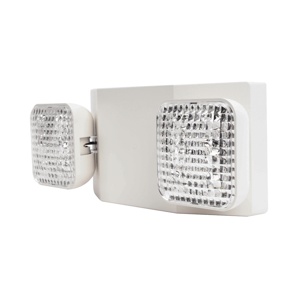 Luz LED de Emergencia Dual LED /150 lúmenes/Luz fría/Batería de Respaldo Incluida/Botón de test.