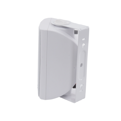 Altavoz de Pared de 2 vías | Woofer 4in + 1.5in | 2.5W - 20W | Para Sistemas 70/100V y 8 ohms | Material ABS | Rejilla y Bracket de Metal | Color Blanco