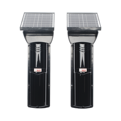 Detector fotoelectrico con CELDA SOLAR; DE 3 RAYOS; alcance exterior 100 m / 4 frecuencias