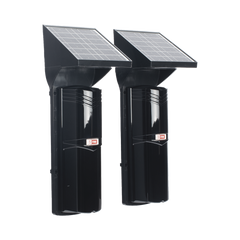 Detector fotoelectrico con CELDA SOLAR; DE 3 RAYOS; alcance exterior 100 m / 4 frecuencias