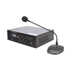 KIT de Amplificador de 120W Modelo SFB120 | más Micrófono de Escritorio Modelo SF621A
