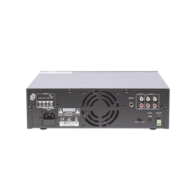 Mini Amplificador de Audio Mezclador | 240W RMS | Sistema 70/100V | MP3 | Tuner | Bluetooth | Musica ambiental y Voceo
