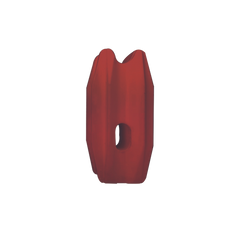 Aislador de color Rojo para postes de esquina de alta Resistencia con Anti UV de uso en cercos eléctricos