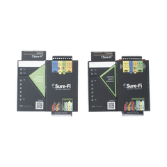 Convertidor de lectora para control de acceso (cableado a inalámbrico) / 1 Wiegand / 2 Relevadores / 2 Entradas / Atraviesa hasta 1.6 KM En Construcción o Material
