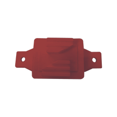 Aislador de Paso color Rojo reforzado para cercos eléctricos, resistente al clima extremoso