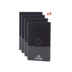 (Wifi) KIT 4 apagadores inteligentes Wifi compatibles con Alexa y GoogleHome