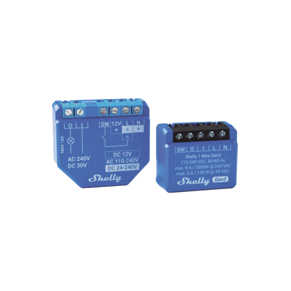 Mini Relevador inalámbrico inteligente, 1 salida de contacto seco, compatible con asistentes de voz Alexa y GoogleHome