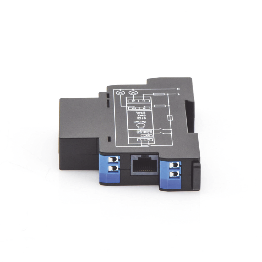 Relevador inalámbrico inteligente WIFI y Ethernet / Industrial y residencial / Hasta 16A / 2 canales