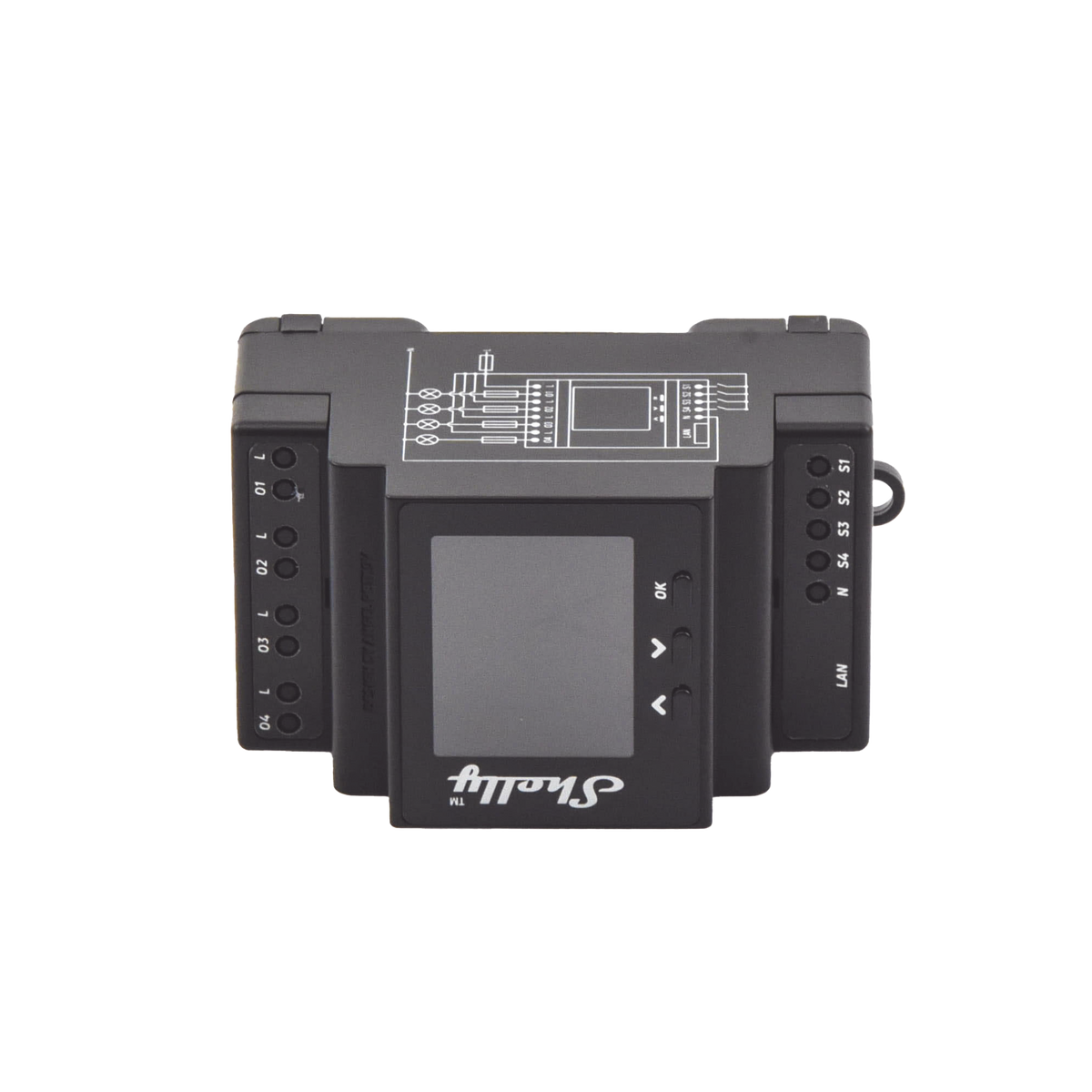 Relevador 40A inalámbrico WIFI y Ethernet / 4 canales inteligentes / 10A por canal, 110-230 V /montaje riel DIN