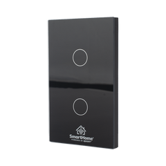 (ZigBee) Apagador switch inalámbrico ZigBee, control de 2 regresos de carga, 110V
