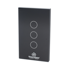 (Wifi) Apagador switch inalámbrico WIFI, control de 3 regresos de carga, 110V