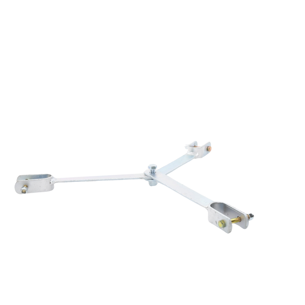 Brida para sujeción de retenida compatible con tramos STZ45, Galvanizado electrolítico.