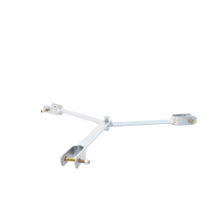 Brida para sujeción de retenida compatible con tramos STZ45, Galvanizado electrolítico.