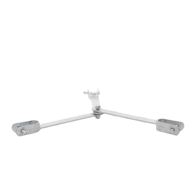 Brida para sujeción de retenida compatible con tramos STZ45G, Galvanizado por Inmersión en Caliente.