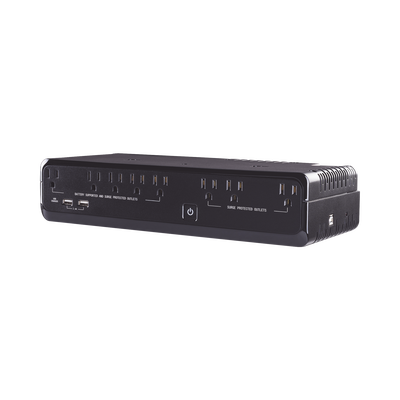 UPS de 750 VA/375 W, Topología Standby, Entrada 120 Vca NEMA 5-15P, de Escritorio, Con 8 Tomas NEMA 5-15R