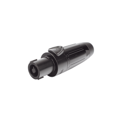 Conector Speakon | Hembra | 4 polos | carcasa negra | Cable AWG10 | 30A