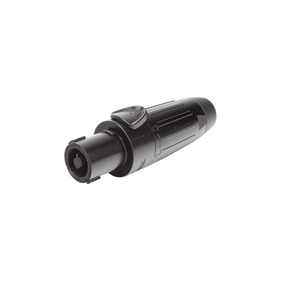 Conector Speakon | Hembra | 4 polos | carcasa negra | Cable AWG10 | 30A