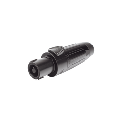 Conector Speakon | Hembra | 4 polos | carcasa negra | Cable AWG10 | 30A