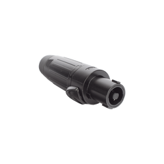 Conector Speakon | Hembra | 4 polos | carcasa negra | Cable AWG10 | 30A
