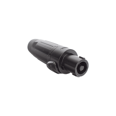 Conector Speakon | Hembra | 4 polos | carcasa negra | Cable AWG10 | 30A