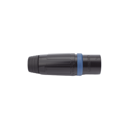 Speakon Conector de cable macho de 4 polos, carcasa negra, cable AWG10,  30A