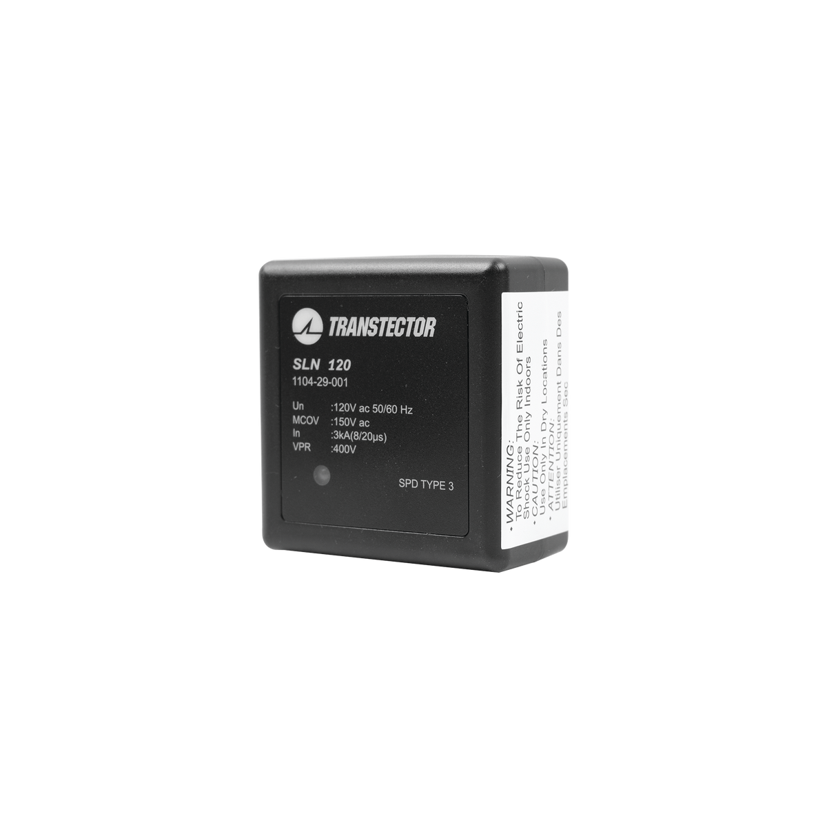 Protector Sobretensión 120 VAC / SASD / Clavija 5-15R / 5 kA / Plug-in / UL 1449