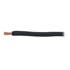 Cable Eléctrico de Cobre Recubierto THW-LS Calibre 6 AWG 19 Hilos Color Negro (100 metros)