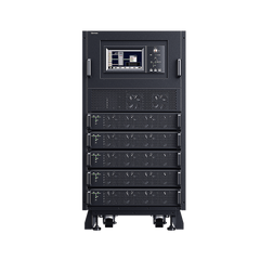 UPS Modular Trifásico Escalable de 40 kVA/40 kW, Topología Online Doble Conversión, Voltaje de 208/220 Vca de L-L, Respaldo de 4 Minutos al 100% de Carga, Incluye Módulo y Banco de Baterías