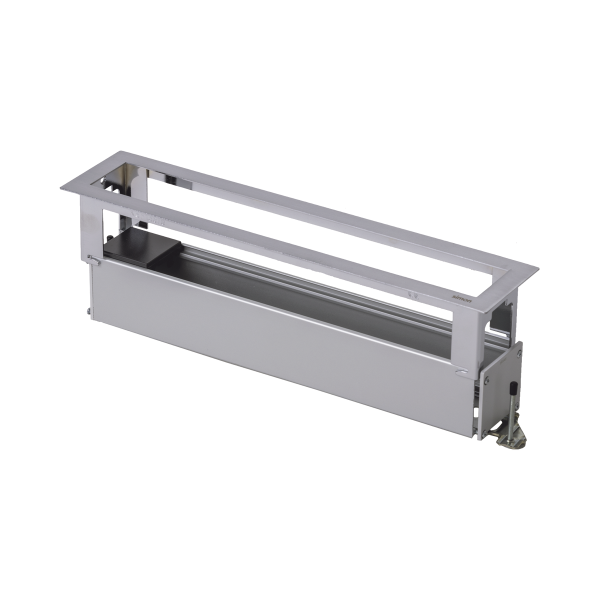 Caja Para Instalación en Escritorio para Voz, Datos o Contactos Eléctricos / Capacidad para 6 Módulos / Salida de Cables Posterior / Los Módulos se Adquieren Aparte / (KFC136/14CY)