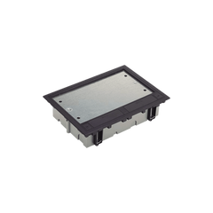 Caja Para Instalación en Piso Falso para Voz, Datos o Contactos Eléctricos / Capacidad para 6 Módulos / Espacio Embellecedor en la Tapa / Profundidad Ajustable de 90 a 120 mm / Los Módulos se Adquieren Aparte / (SF610/14CY)