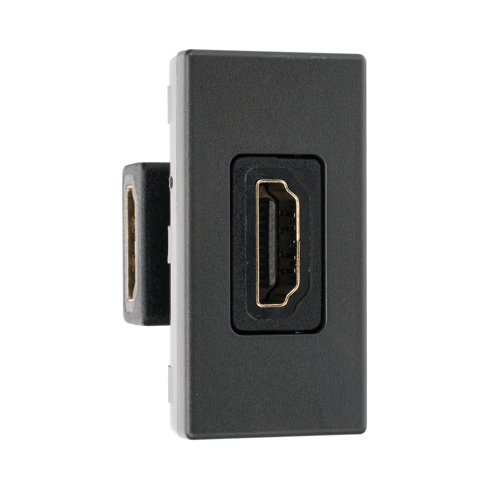 Módulo HDMI Hembra - Hembra Color Grafito / (K129B/14)