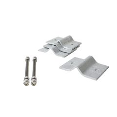 Herraje Adaptador de Mástil para Diámetros desde 3/4" hasta 2-1/4". Galv. en Caliente.