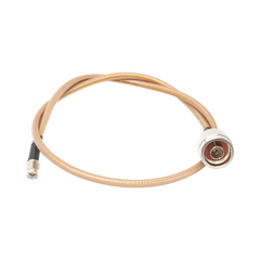 Jumper con Cable LP142 de 60 cm (23.62 Pulgadas), con Conectores N Macho a SMA Macho (Hasta 8 GHz).