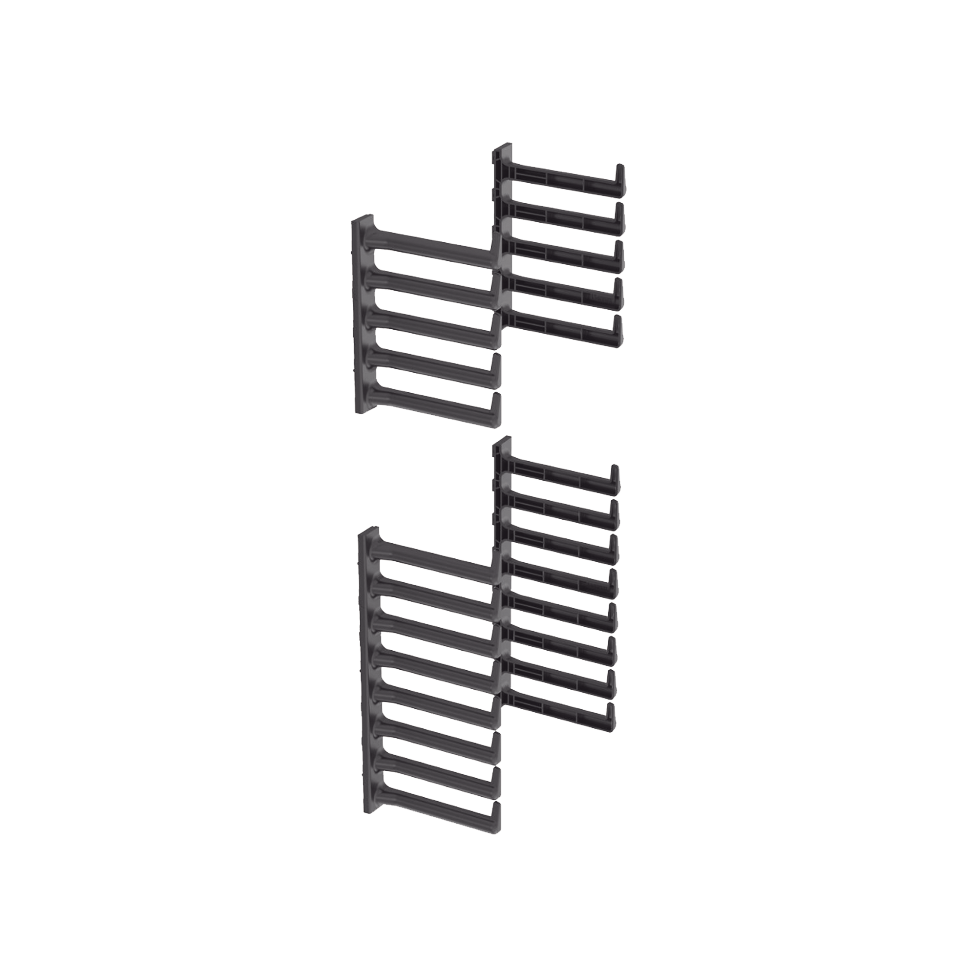 Kit de Dedos Para Organizador de Cables, Para Uso con Gabinetes de 42 o 45 UR, Tipo S o Tipo N, 6.8 in de Ancho, Color Negro