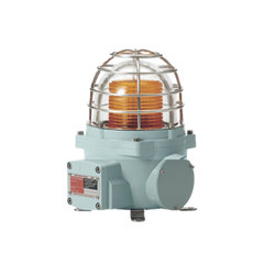 Señal Luminosa Antiexplosión LED / 12-24V DC / Color Ámbar / Certificación ATEX-IECEx / IP66 / Zona 1 y 2 / Función Luz Fija y Parpadeo