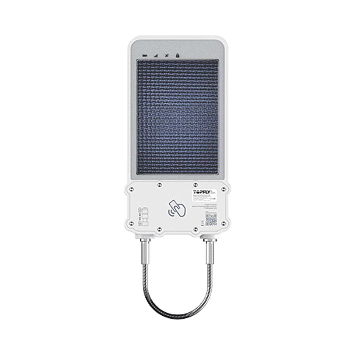 Cerradura Inteligente GPS con Energía Solar / SolarGuardX 100 / Seguimiento de Activos LTE Cat-M1 / Desbloqueo por RFID BLE OTA / Impermeable IP67 / Detección de Movimiento / Alarma de Bloqueo / Batería 14400mAh / Seguridad de Datos M
