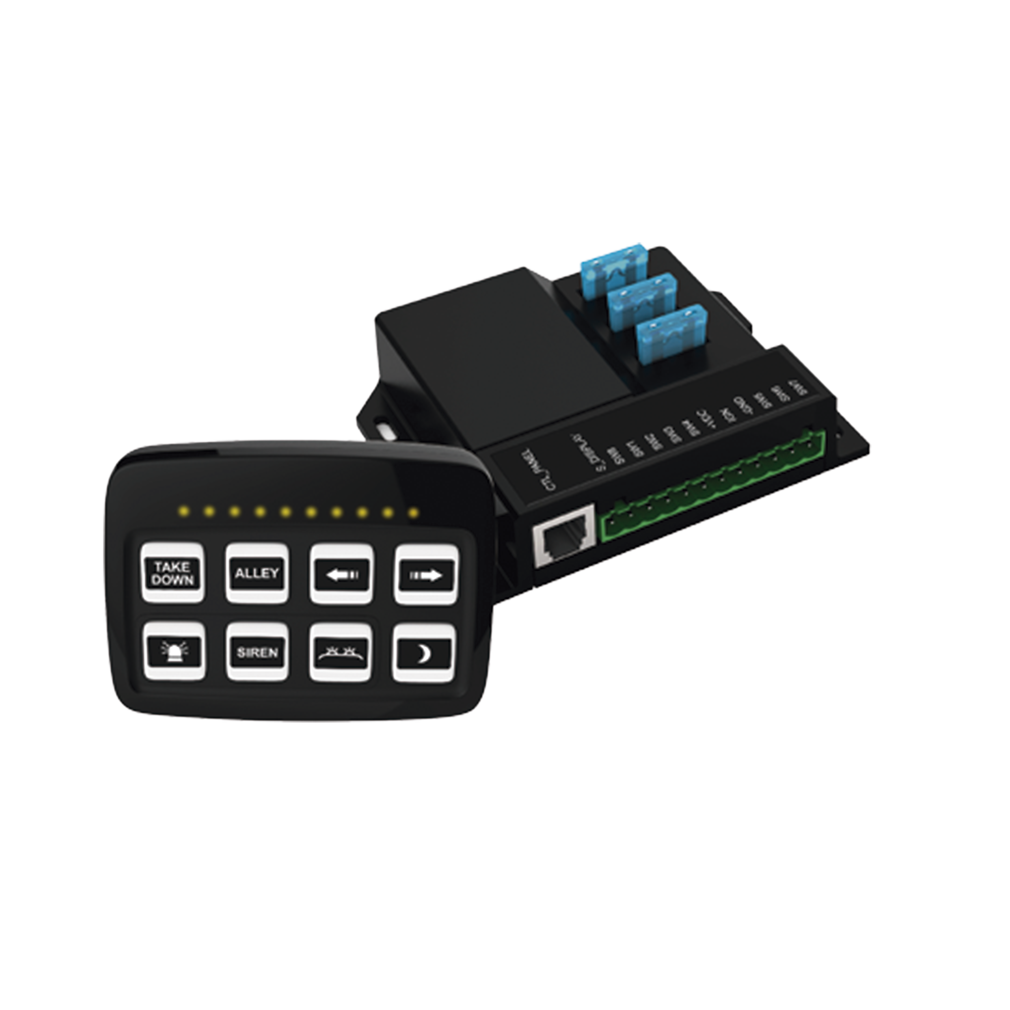 Controlador Universal de 8 interruptores, con Montaje Fijo y de Succión