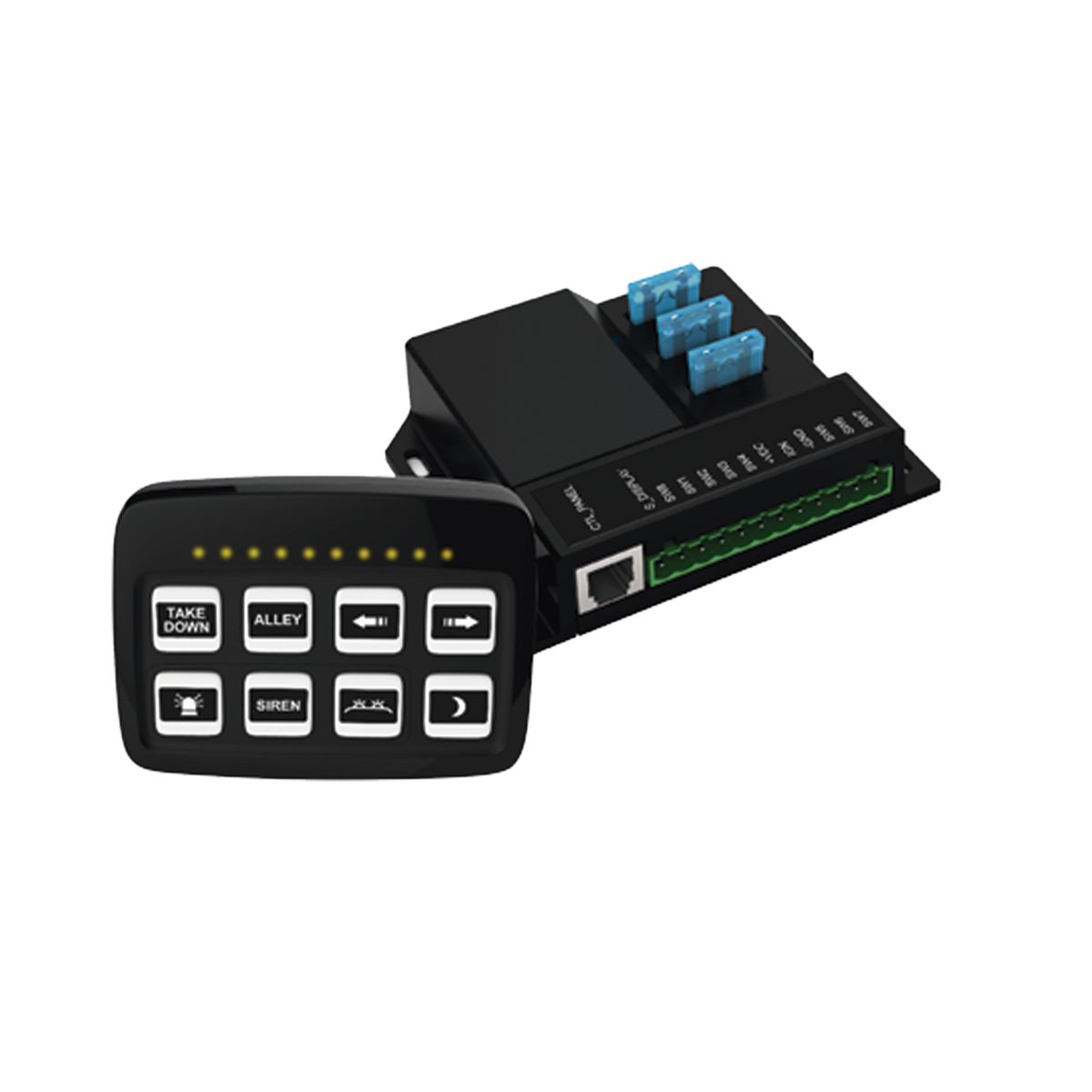 Controlador Universal de 8 interruptores, con Montaje Fijo y de Succión