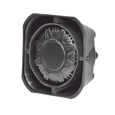 Bocina Compacta de Uso Rudo, 100 Watts de Potencia, Ideal Para Vehículos de Encubierto, Montaje Universal, 11 Ohms de Impedancia