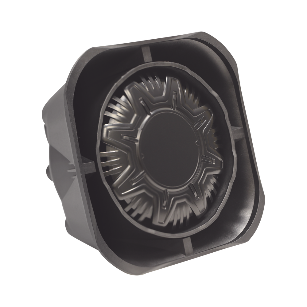 Bocina Compacta de Uso Rudo, 100 Watts de Potencia, Ideal Para Vehículos de Encubierto, Montaje Universal, 11 Ohms de Impedancia