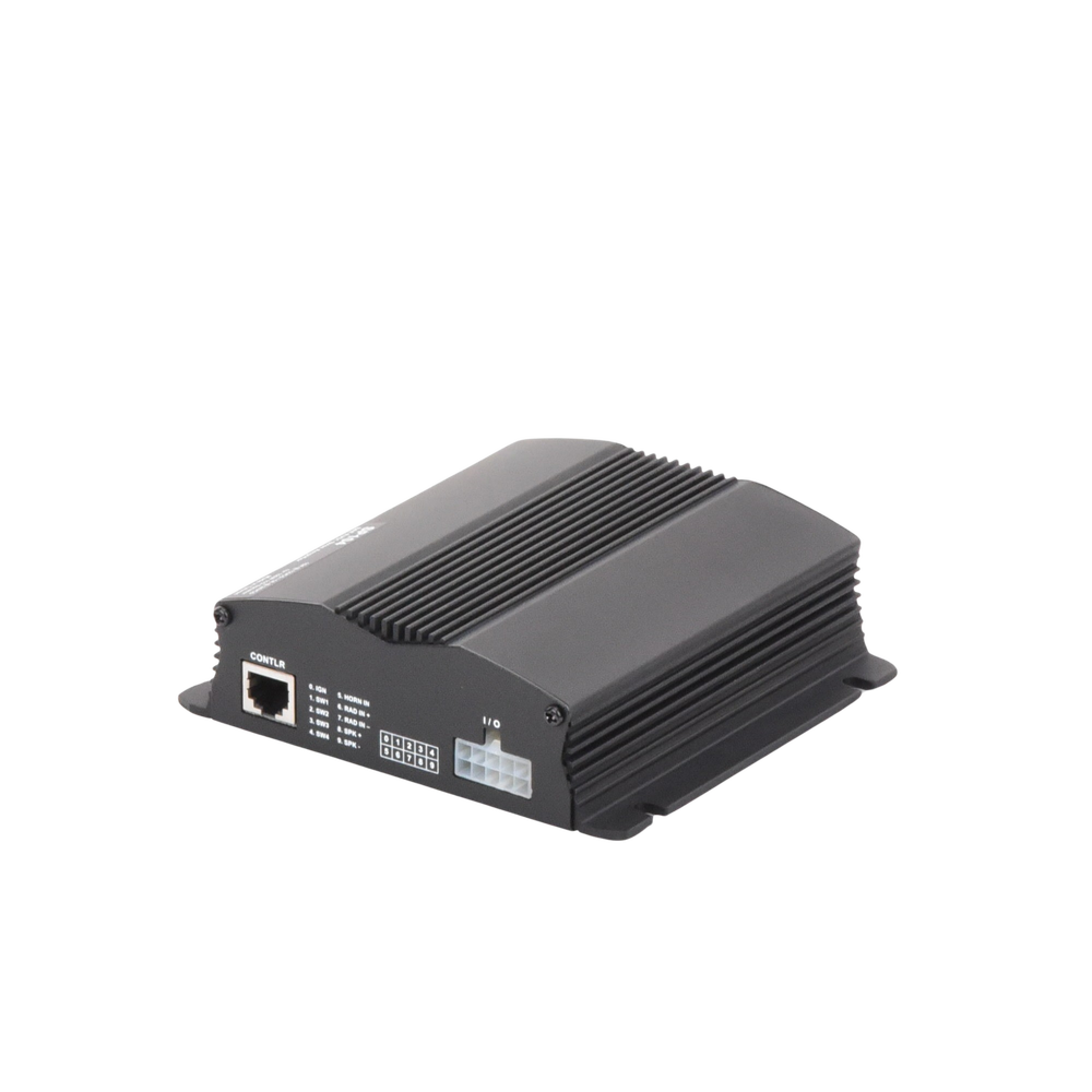 Sirena Vehicular de 100W de Potencia, Incluye Controlador Unimando Para Control de Tonos, 4 Salidas Auxiliares y Microfono
