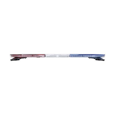 Barra de luces LED de 48", 216 LED, Dual Color, Programable,  Rojo/Azul/Ámbar/Claro, Ideal para Equipar Unidades de Seguridad Publica con Domos Rojo, Claro y Azul